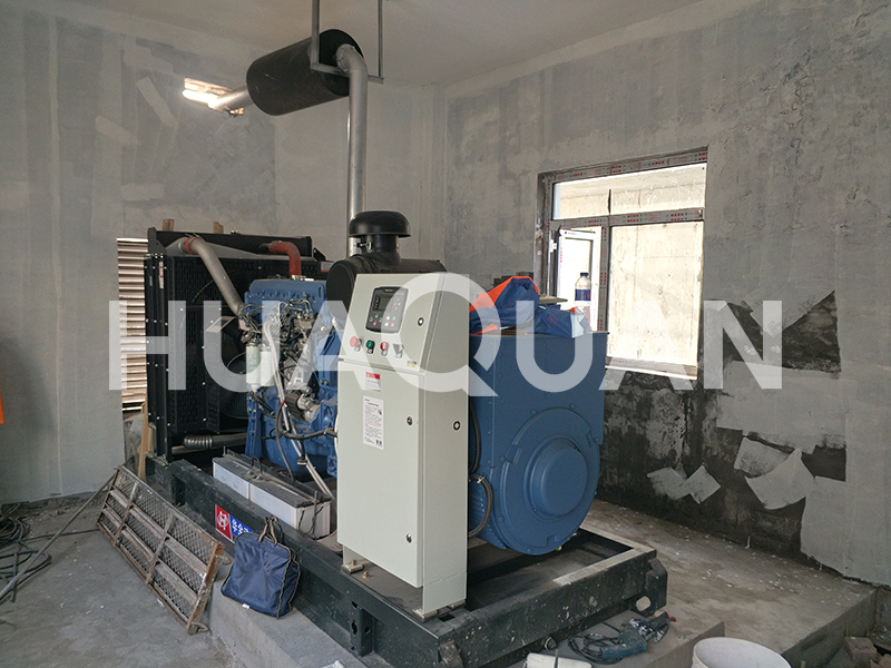 河南鄭州某商學院500kW發電機組電站項目